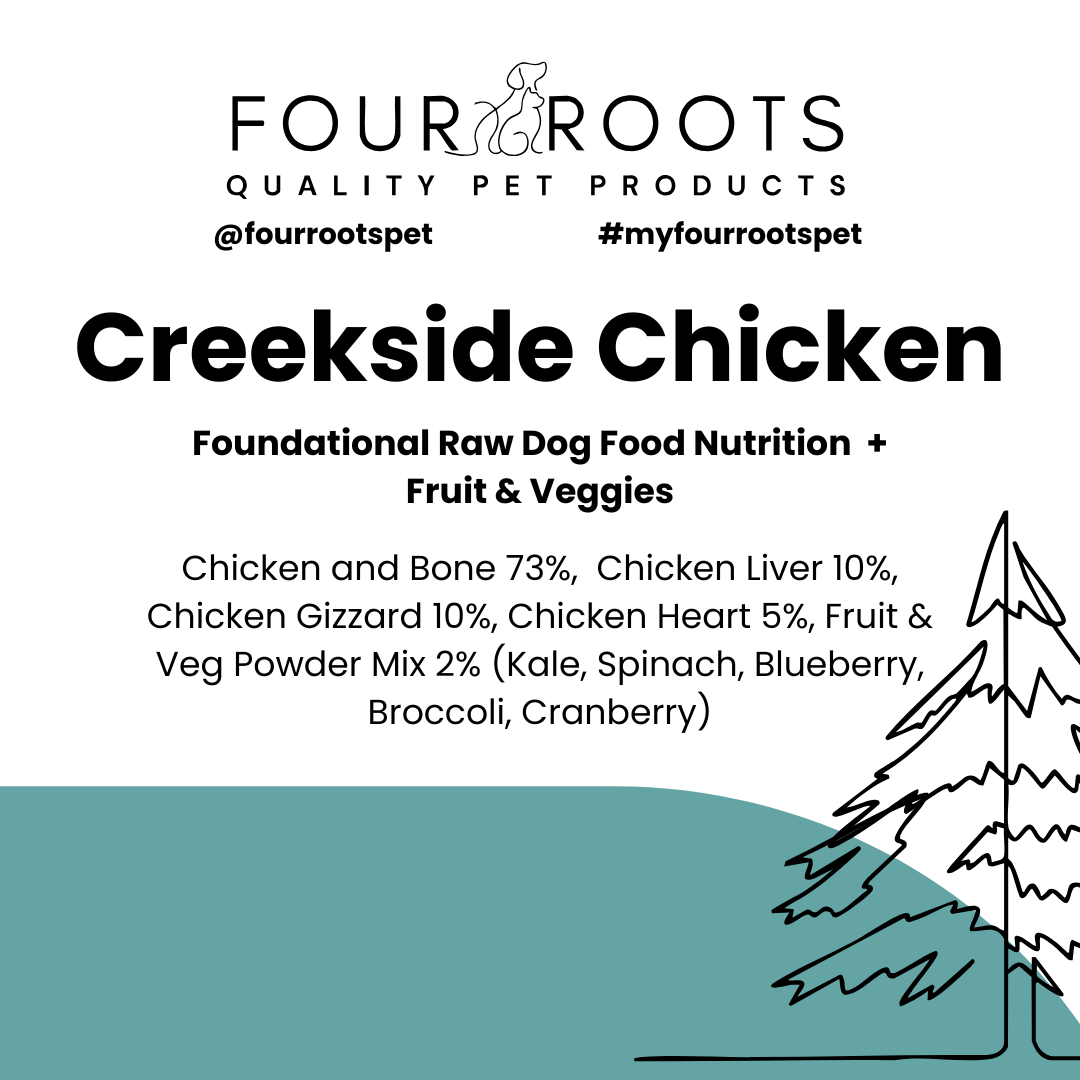 Four Roots Creekside Chicken Raw Dog Food
