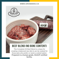 CK9 Beef Blend (No Bone Included)