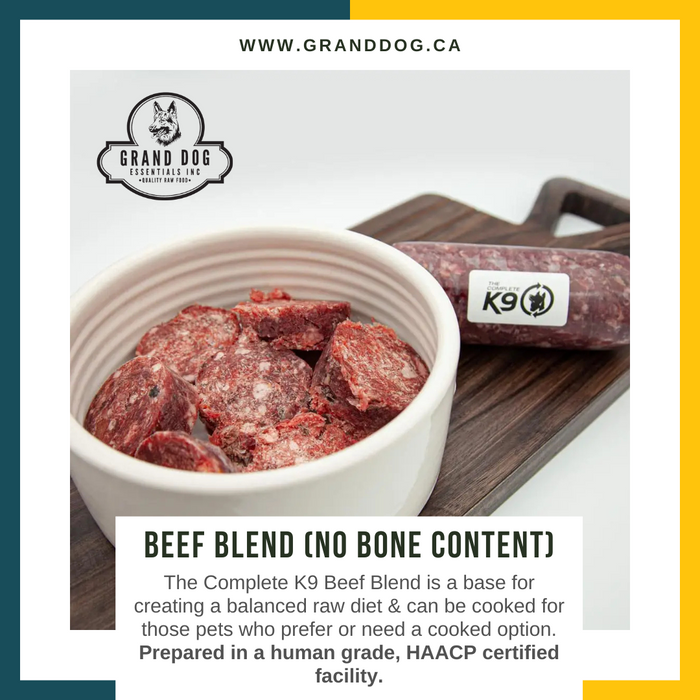 CK9 Beef Blend (No Bone Included)