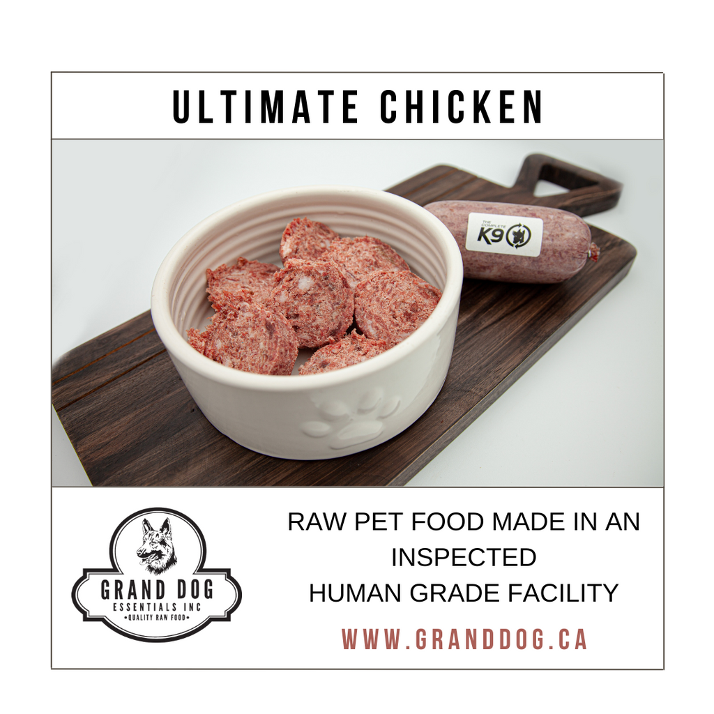 CK9 Ultimate Chicken Includes Tripe 40 lb Box Quality Raw Food