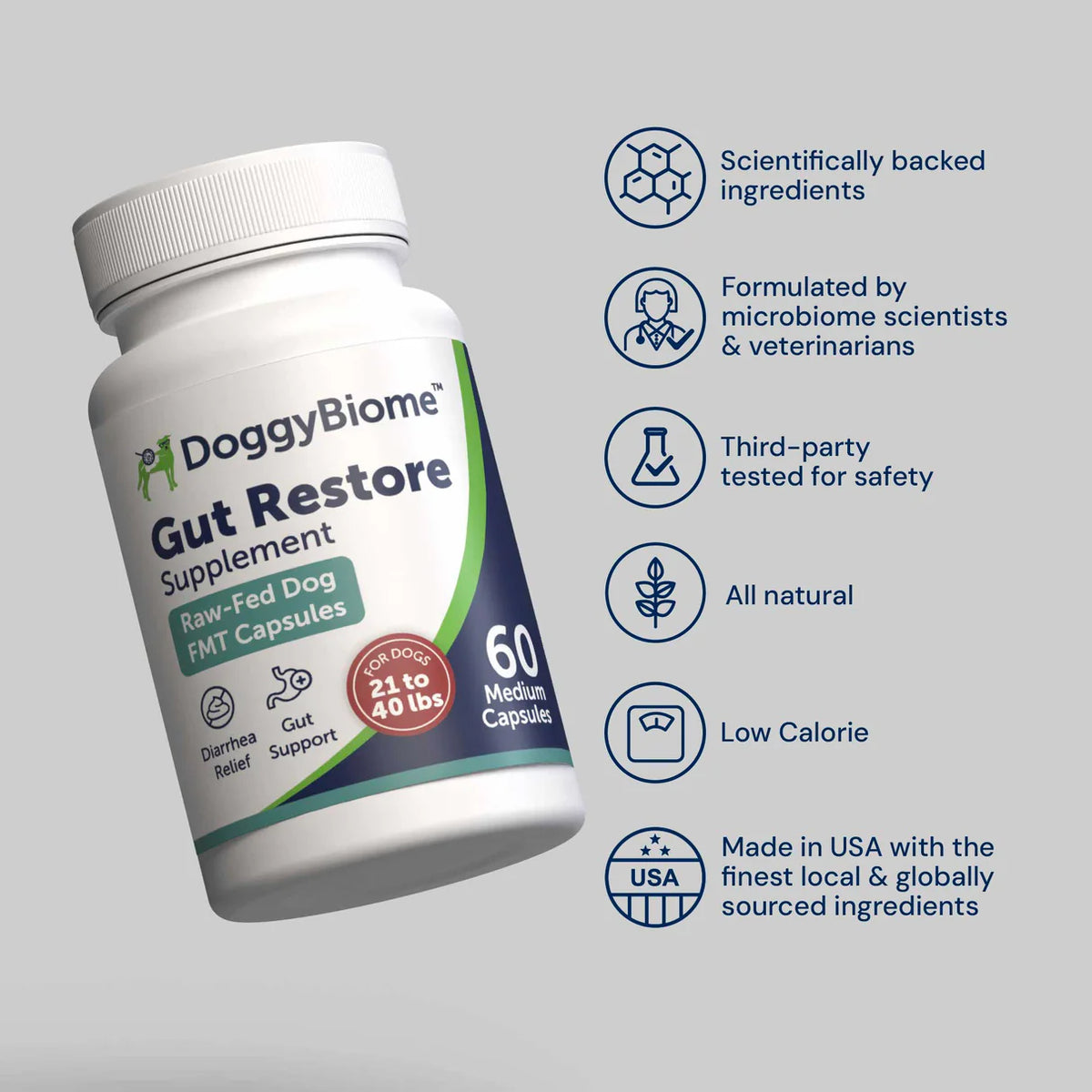 Animal Biome - Doggy Biome Gut Restore from Raw Fed Dogs