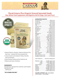 Carna4 Flora4 Greens Plus Sprouted Seed Topper