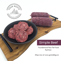 Four Roots Simple Beef Raw Pet Food