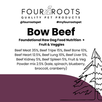 Four Roots Bow Beef Raw Dog Food