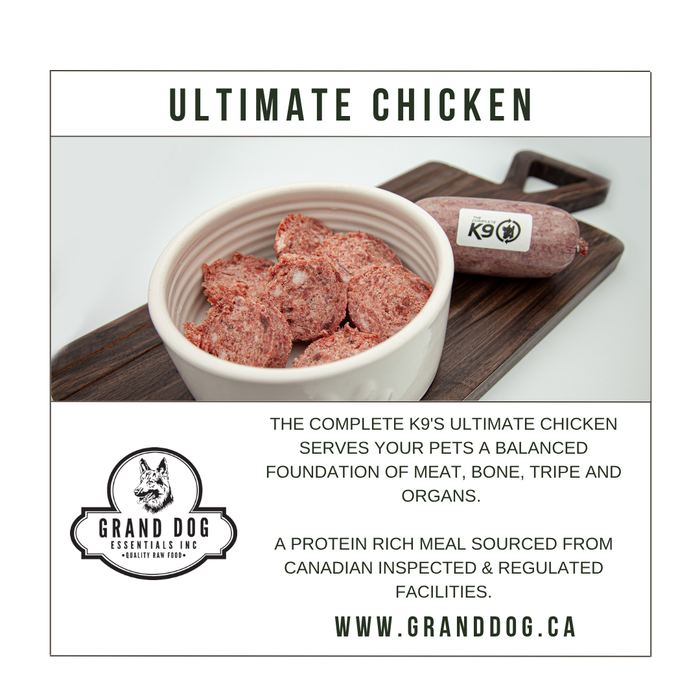 CK9 Ultimate Chicken (Includes Tripe) 40 lb Box