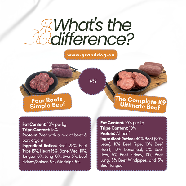 Four Roots Simple Beef Raw Pet Food