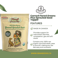 Carna4 Flora4 Greens Plus Sprouted Seed Topper