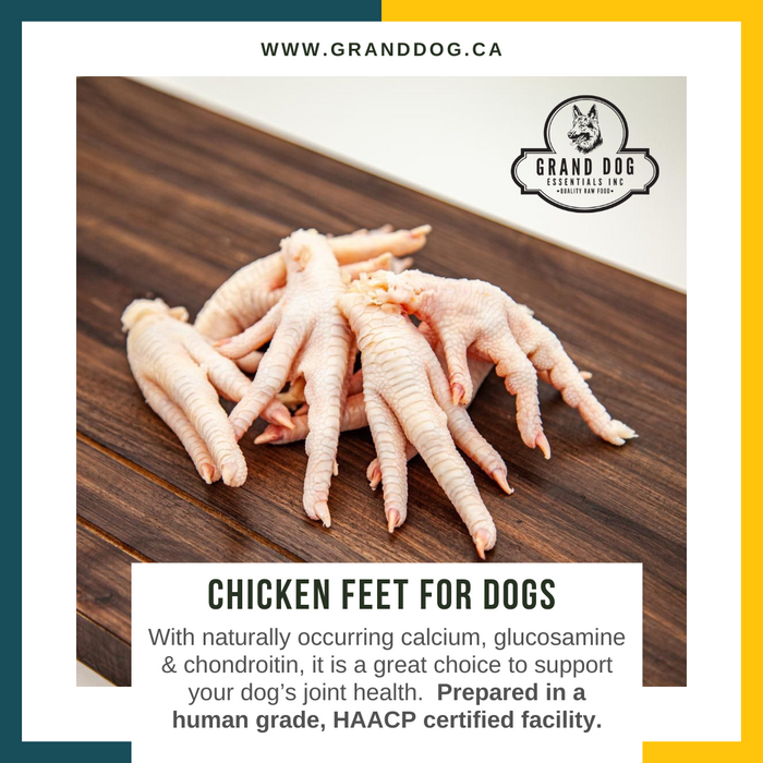 CK9 Chicken Feet for Dogs 5 lb or 44 lb