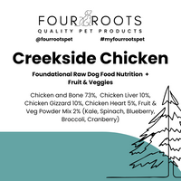 Four Roots Creekside Chicken Raw Dog Food