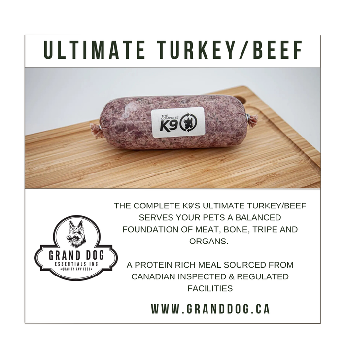 CK9 Ultimate Turkey/Beef (Includes Tripe) 40 lb Box