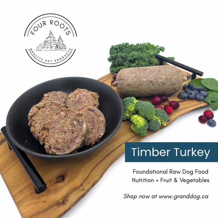 Four Roots Timber Turkey Raw Dog Food
