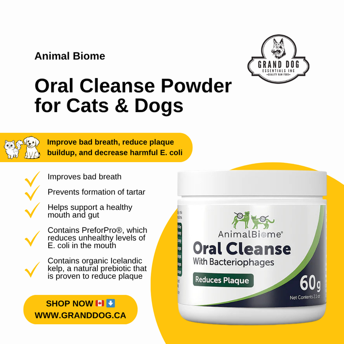 Animal Biome - Oral Cleanse Powder for Cats & Dogs