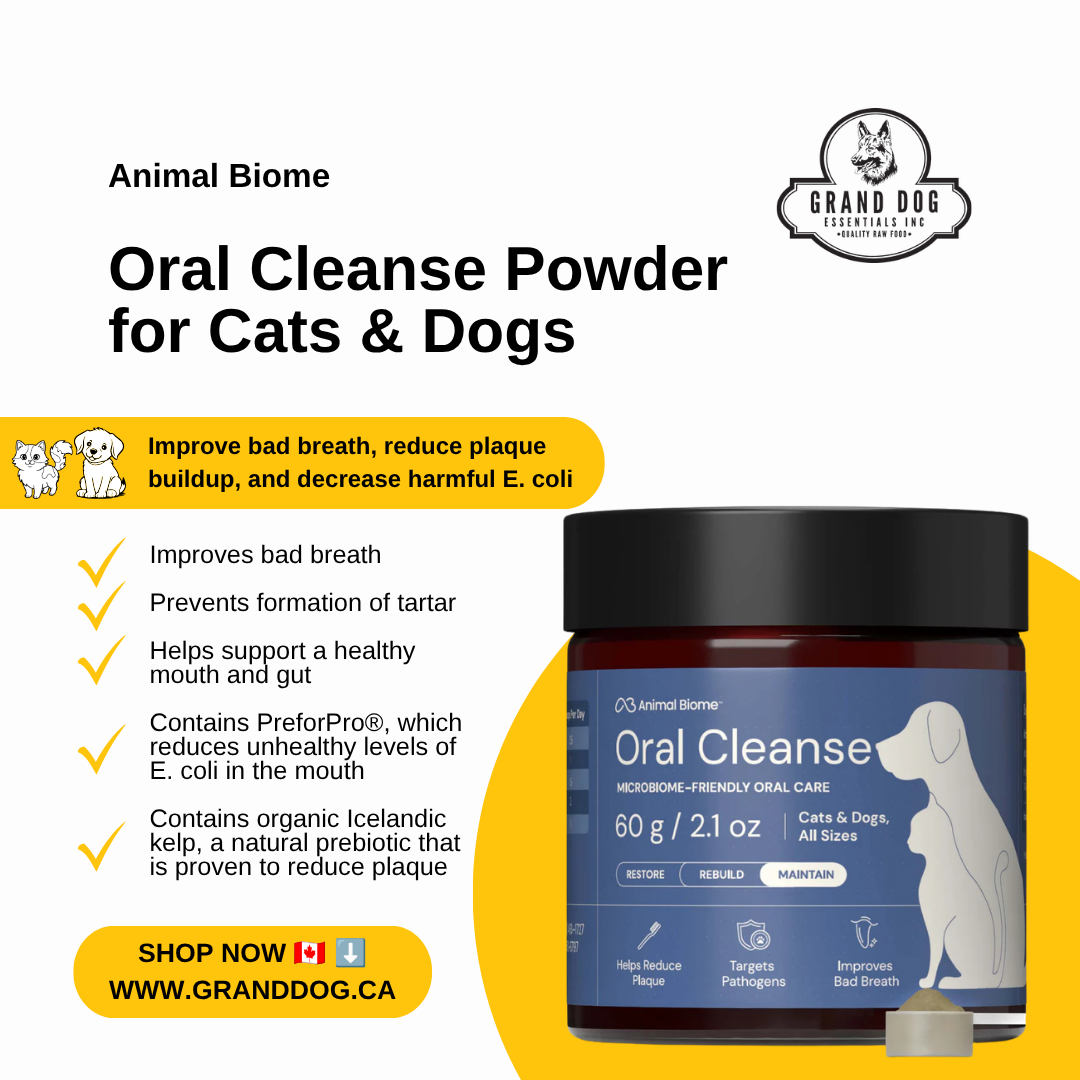 Animal Biome - Oral Cleanse Powder for Cats & Dogs