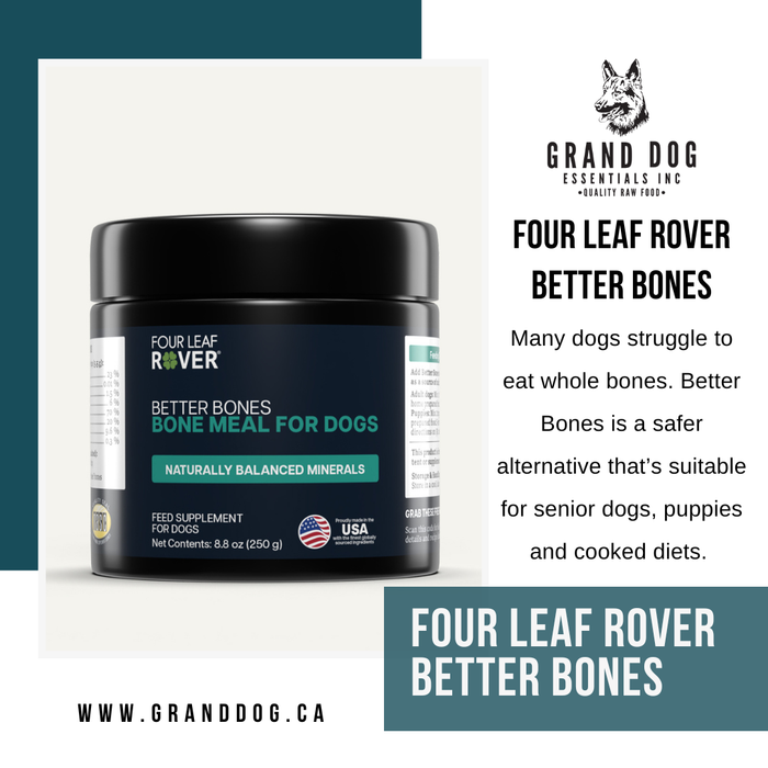 4LR Better Bones - Dried Bone For Homemade Diets