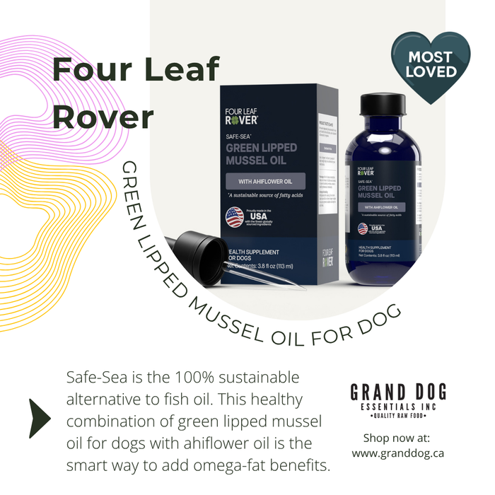 4LR Safe Sea Green Lipped Mussel Oil For Dogs
