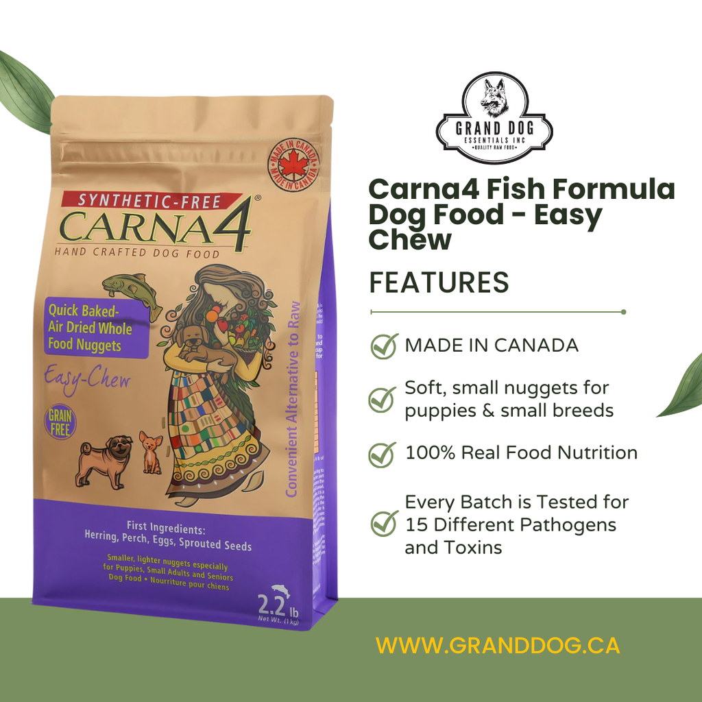 Carna4 Fish Formula Dog Food - Easy Chew – Grand Dog Essentials