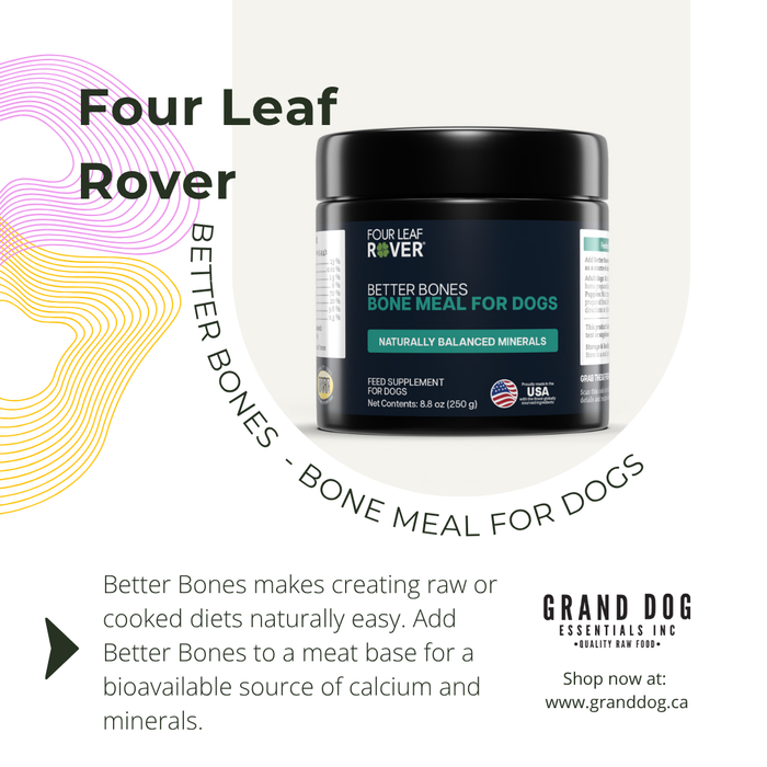 4LR Better Bones - Dried Bone For Homemade Diets