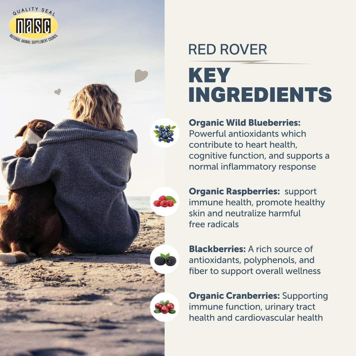 4LR Red Rover - Organic Berries for Dogs
