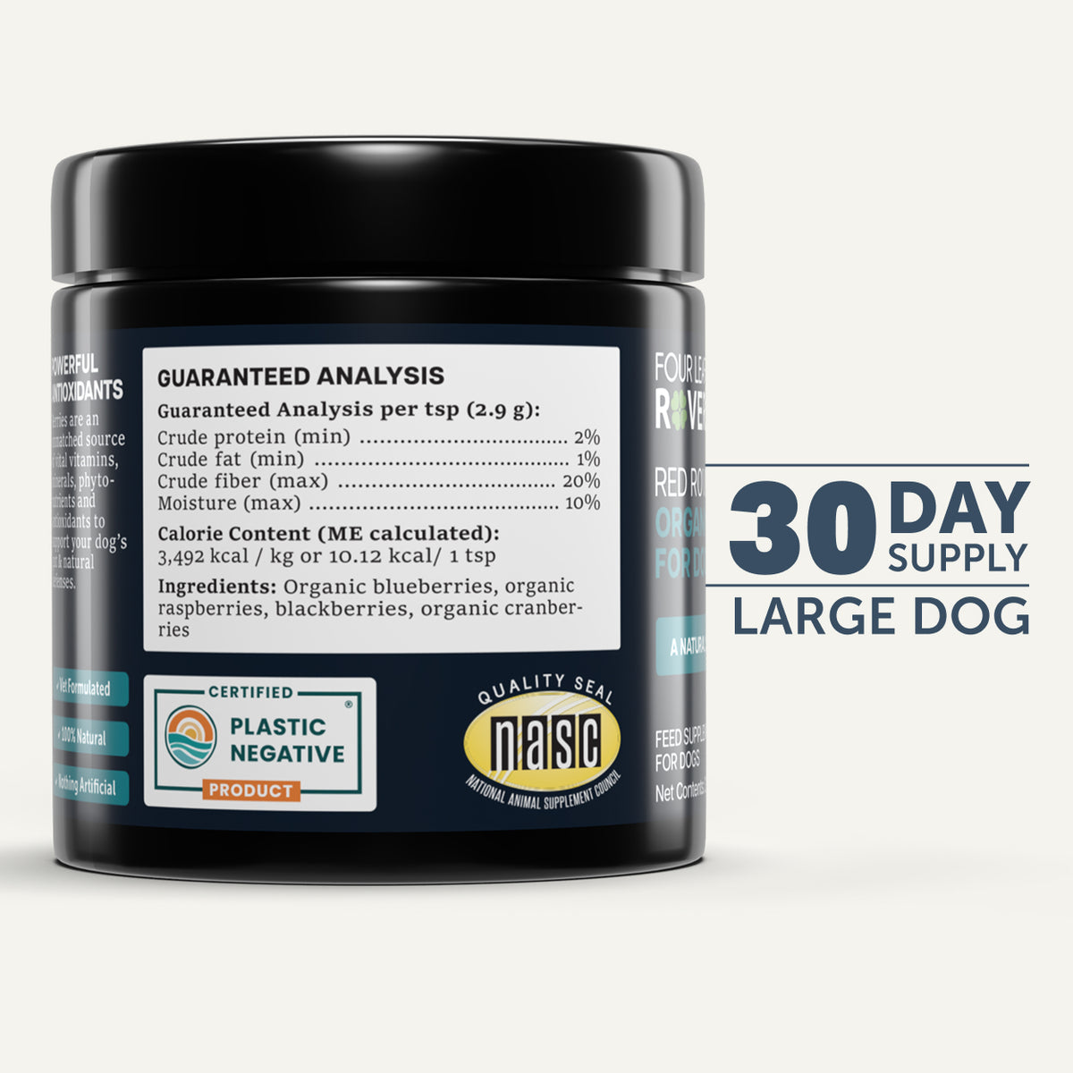 4LR Red Rover - Organic Berries for Dogs