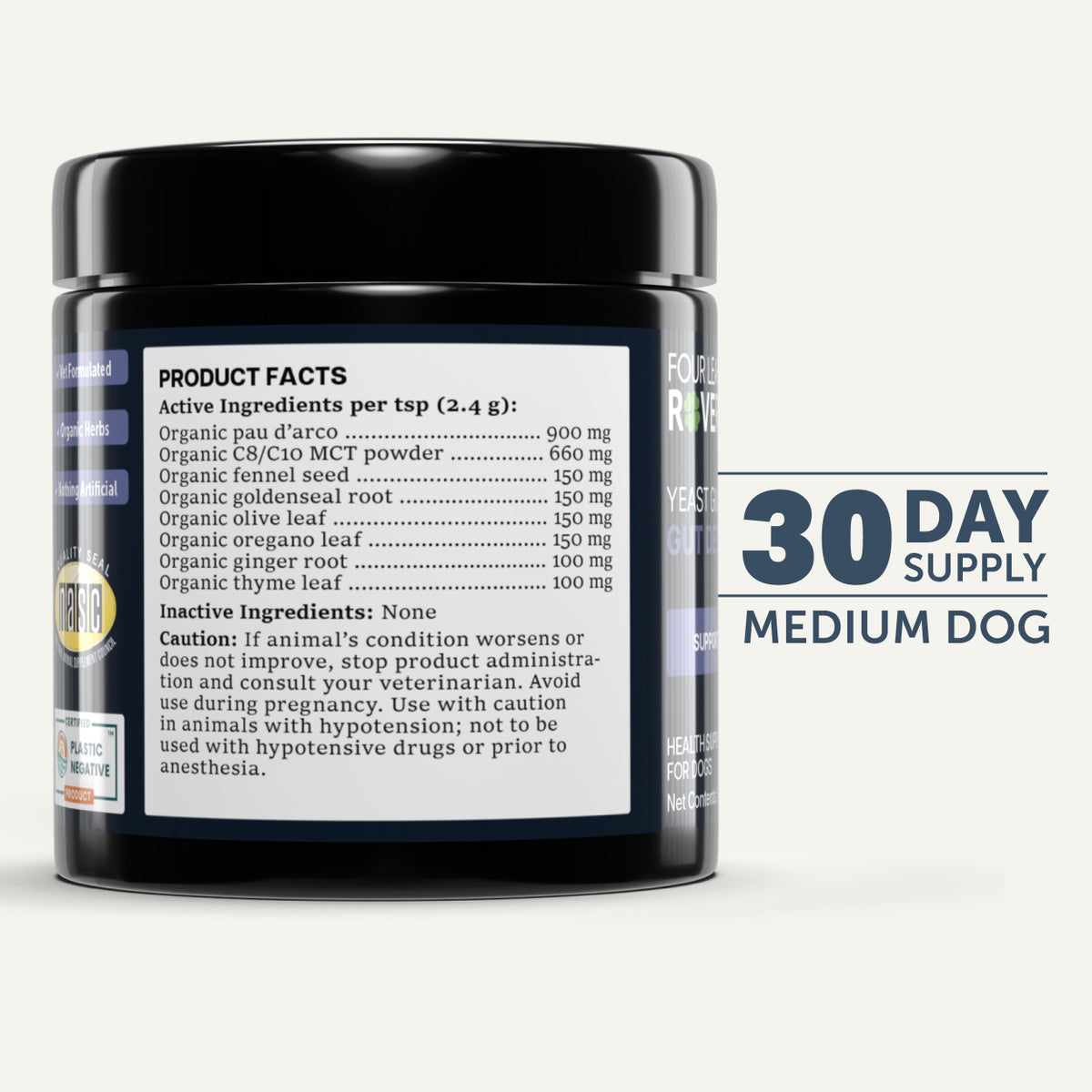 4LR Yeast Guard - Gentle Yeast Cleanse For Dogs
