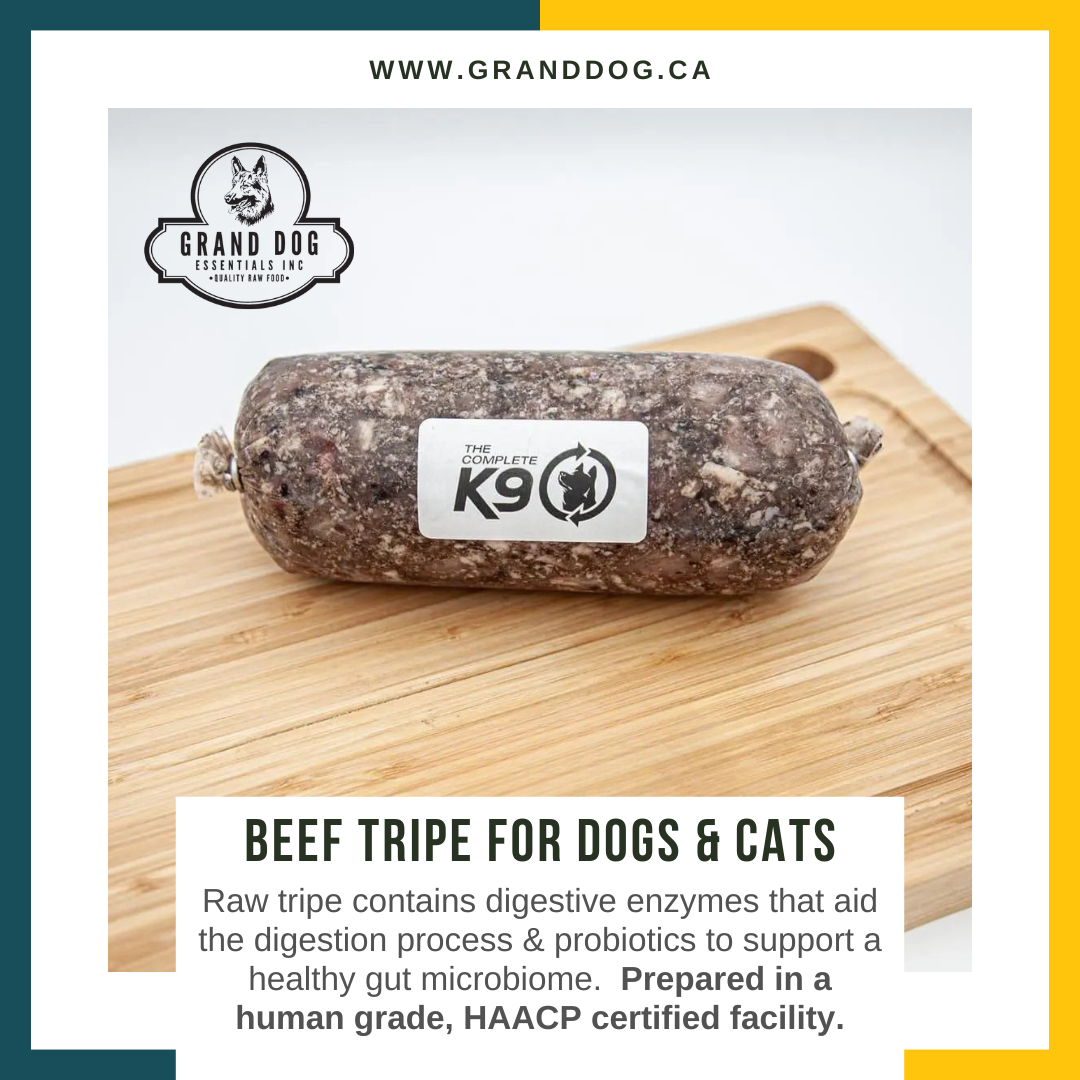 CK9 Ground Tripe for Dogs & Cats