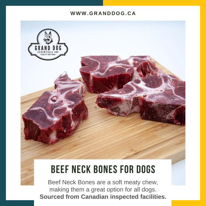 CK9 Beef Neck Bones for Dogs 5 lb